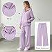 GOSEAGOTOFUN Track Suits for Women Set Full Zip Hoodie Sweatshirts Loose Jogger Sweatpants Fall Fashion Casual Sweatsuit