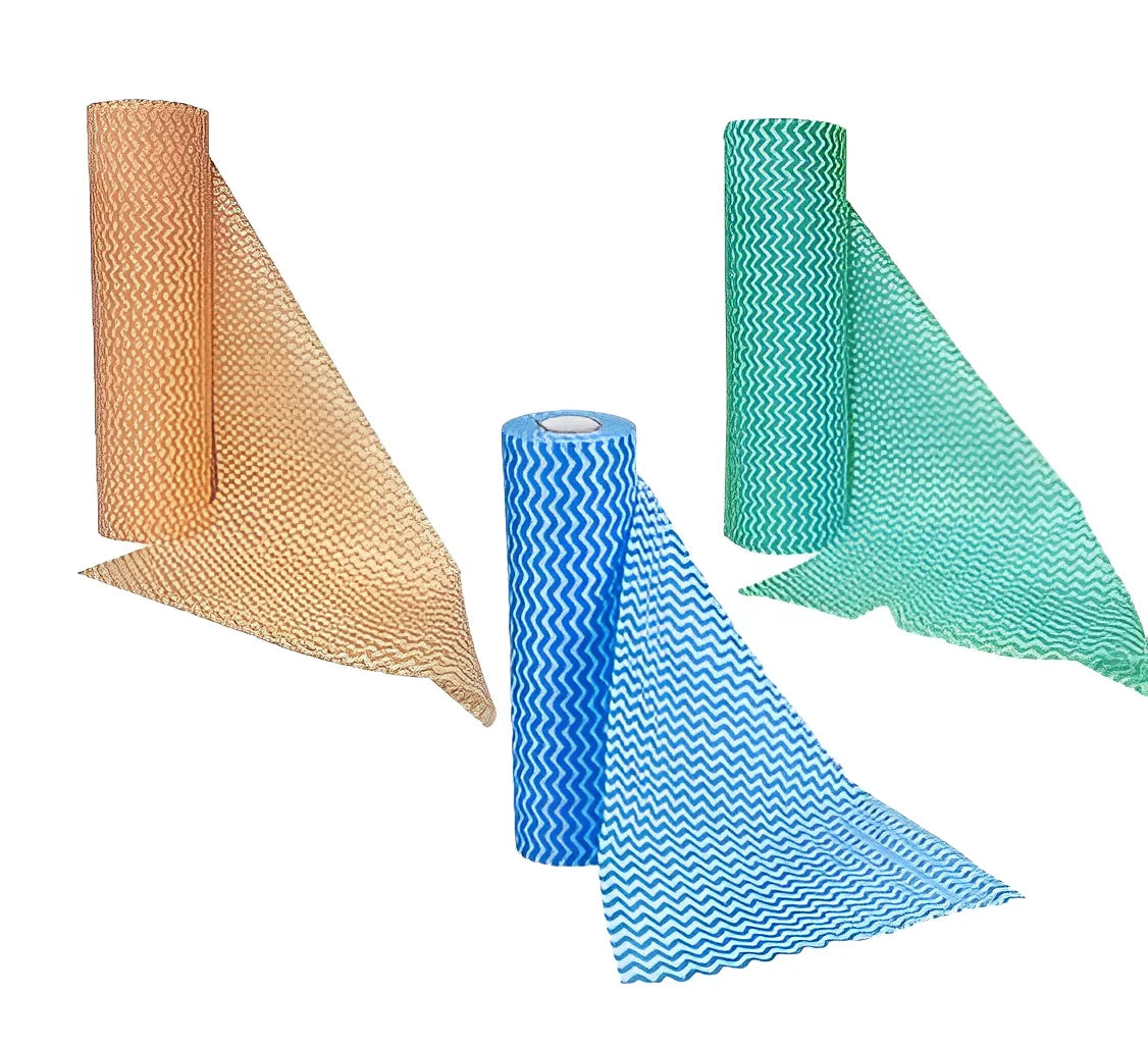 Multipurpose Kitchen Cloth Roll with 50 Anti-Bacterial Cloes-Neverdie Store