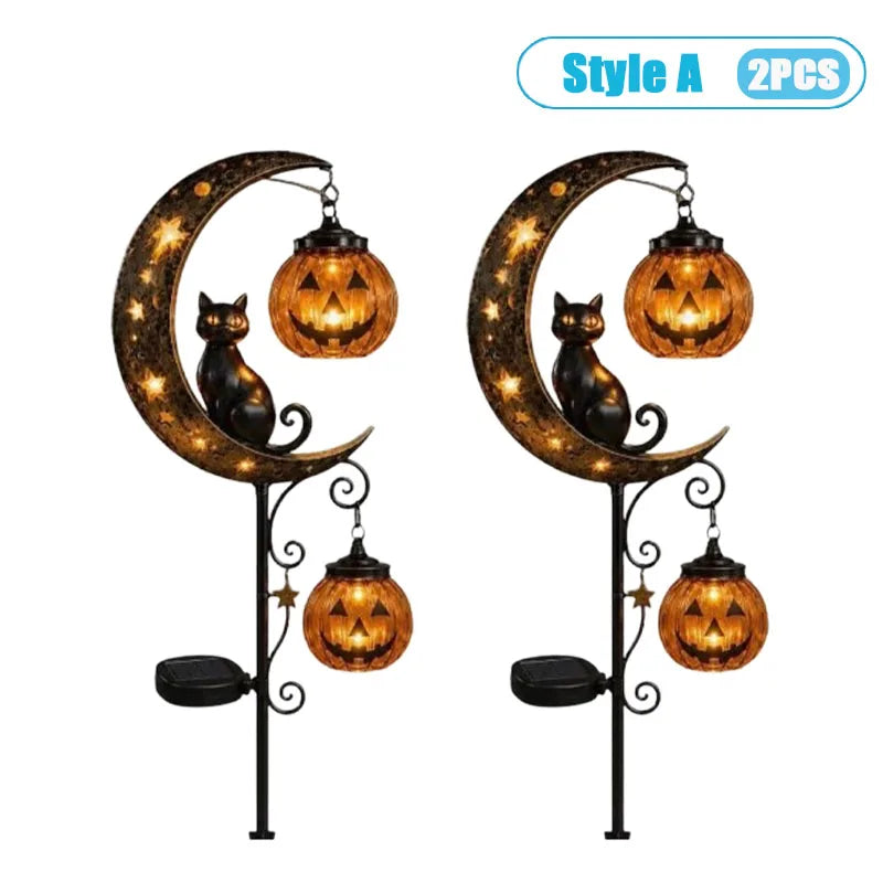 MoonPumpkin™ Garden Stake 🎃🌙 — Spooky Charm for Your Yard