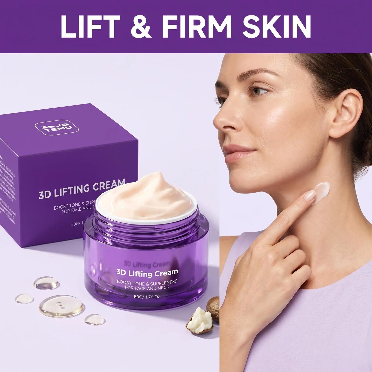 LiftGlow™ Peptide Cream ✨💖 — Smooth-Looking Skin, Youthful Glow