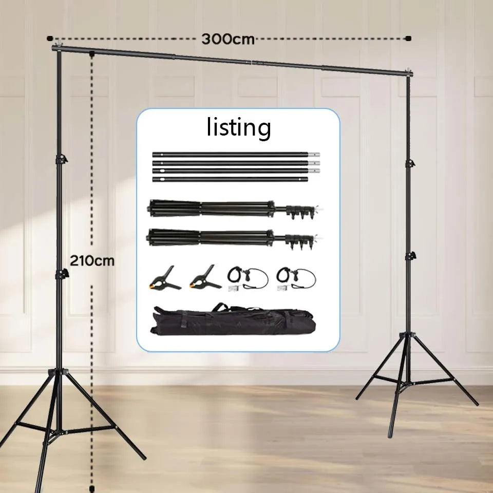 Chromakey Green Screen Support System Frame Chroma Photobackground Photography Photo Studio Background Stand Backdrop For Shoot