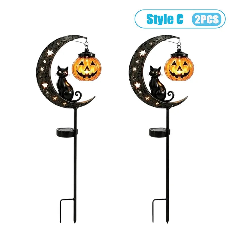 MoonPumpkin™ Garden Stake 🎃🌙 — Spooky Charm for Your Yard