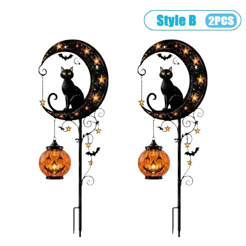 MoonPumpkin™ Garden Stake 🎃🌙 — Spooky Charm for Your Yard