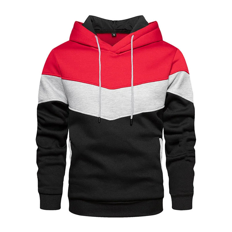 Vividcrate Track Suits for Men Set Long Sleeve Pullover Hoodie Mens Sweatsuits 2 Piece Set Elastic Waist Drawstring Jogging Suits for Men Casual Comfortable Fit Winter Activewear Clear M