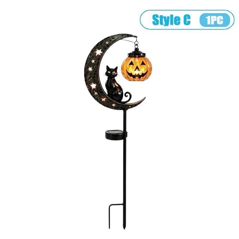 MoonPumpkin™ Garden Stake 🎃🌙 — Spooky Charm for Your Yard