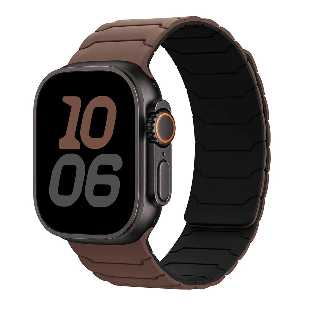 magnetic Strap For Apple Watch Band ultra 2 3 49mm 44mm 40mm 41mm 46mm 42mm 45mm 38 Silicone Bracelet IWatch Series 11 9 8 SE 10