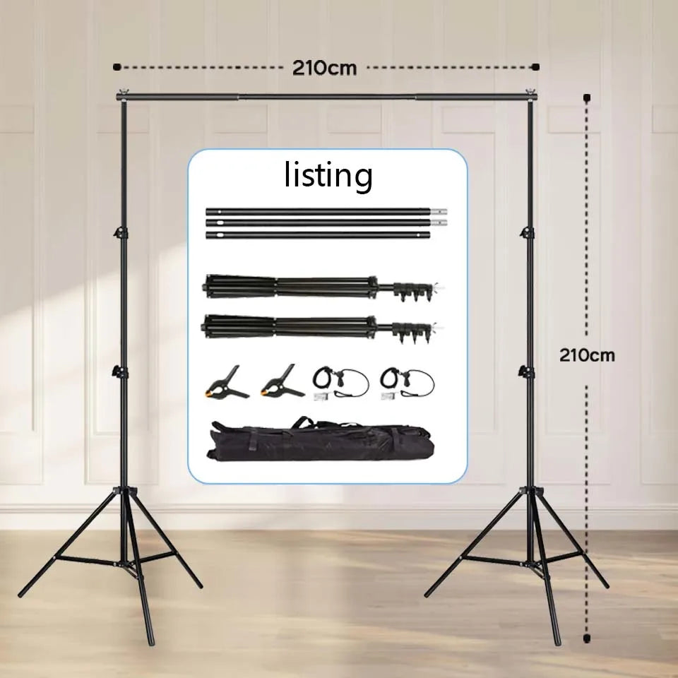 Chromakey Green Screen Support System Frame Chroma Photobackground Photography Photo Studio Background Stand Backdrop For Shoot