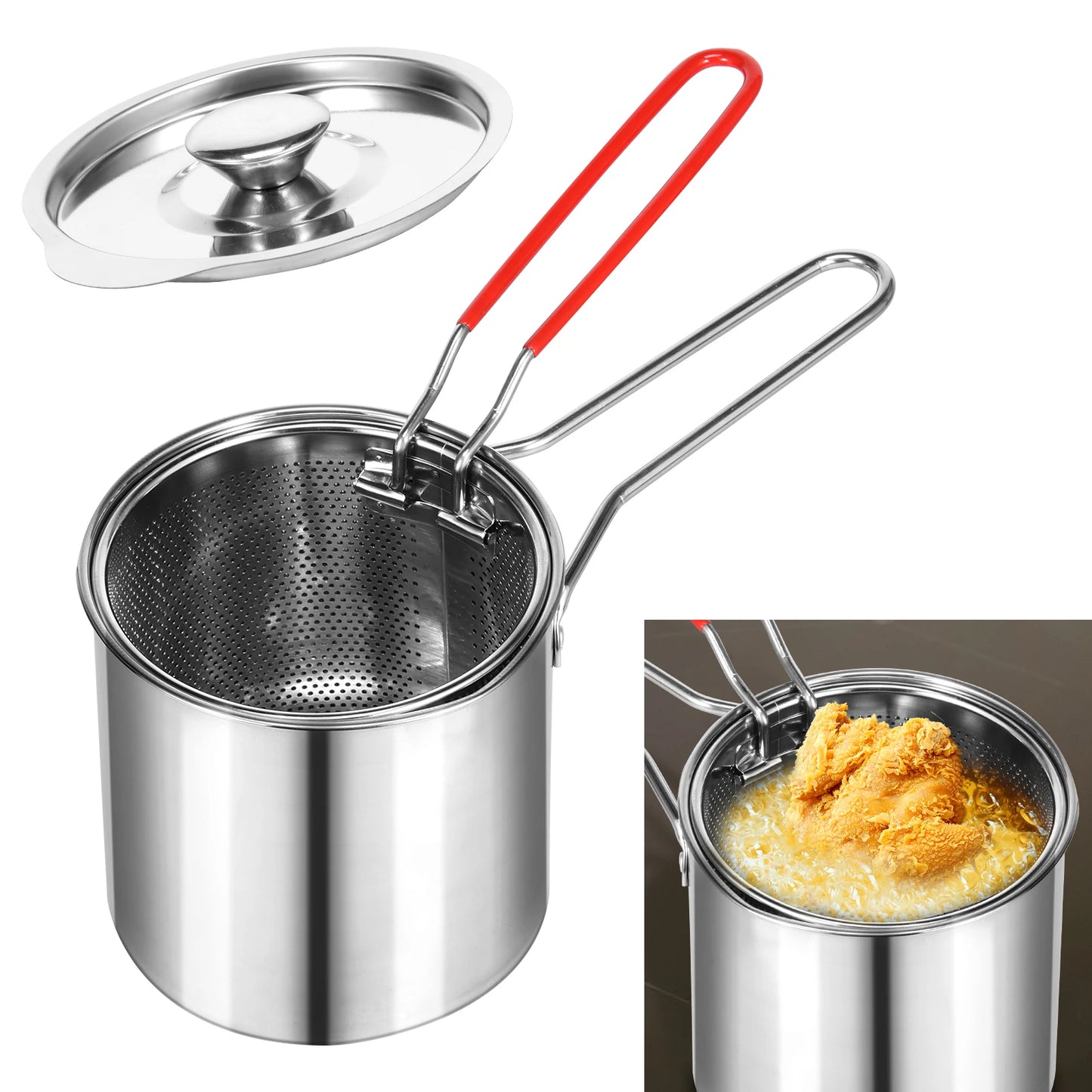FryMaster™ Steel Fryer 🍳🔥 — Crispy Cooking Made Easy