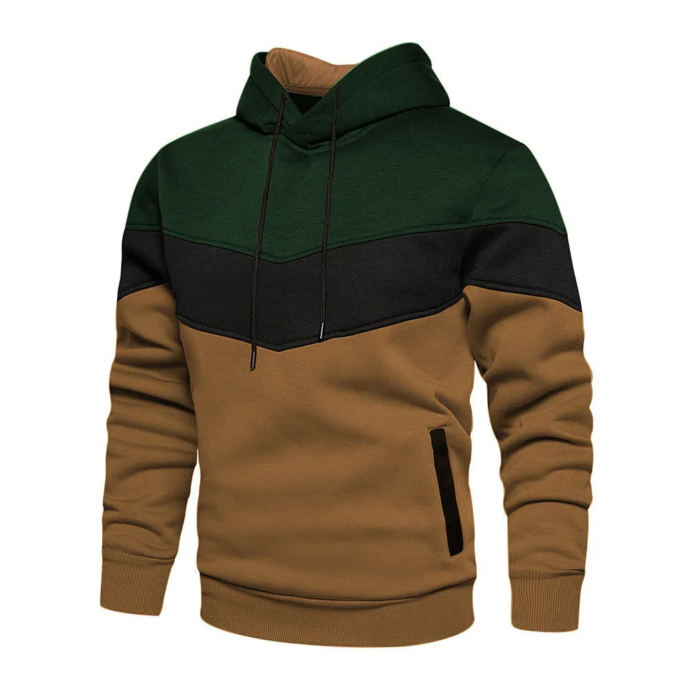 Vividcrate Track Suits for Men Set Long Sleeve Pullover Hoodie Mens Sweatsuits 2 Piece Set Elastic Waist Drawstring Jogging Suits for Men Casual Comfortable Fit Winter Activewear Clear M