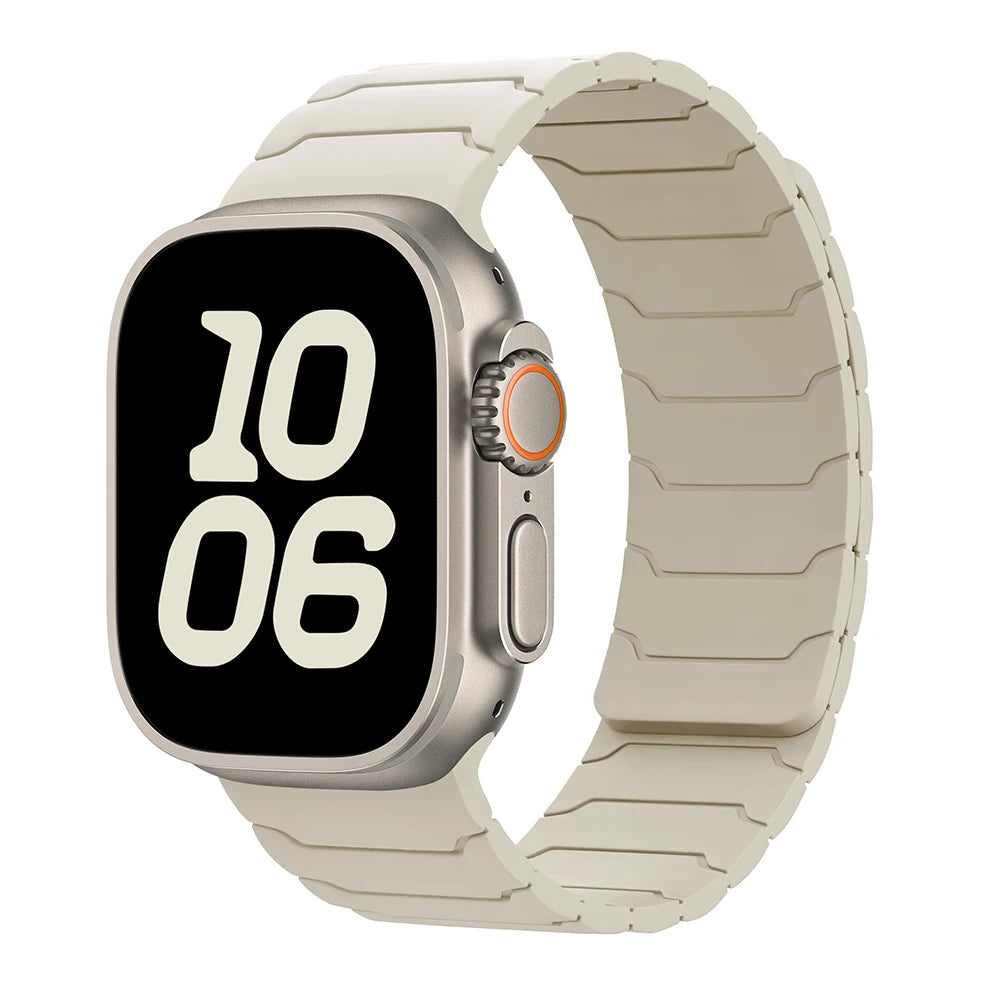 magnetic Strap For Apple Watch Band ultra 2 3 49mm 44mm 40mm 41mm 46mm 42mm 45mm 38 Silicone Bracelet IWatch Series 11 9 8 SE 10