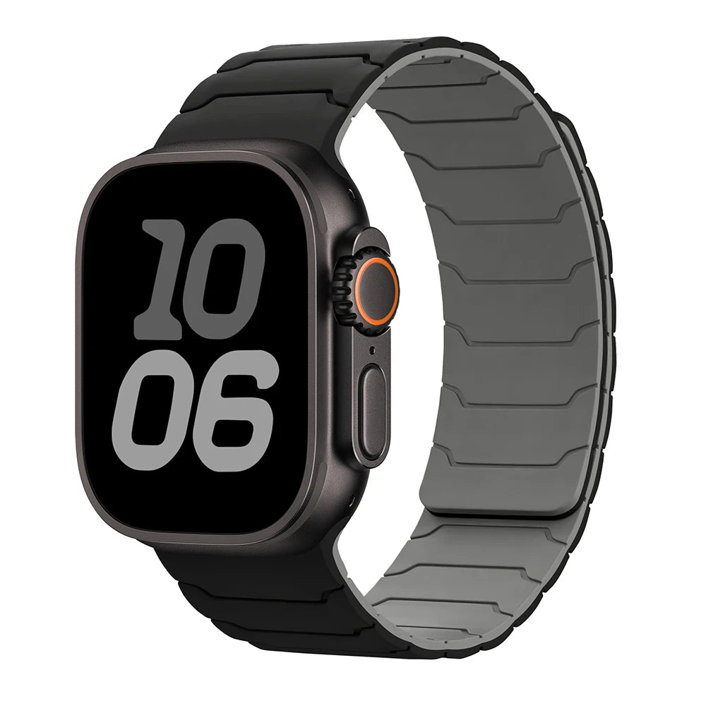 magnetic Strap For Apple Watch Band ultra 2 3 49mm 44mm 40mm 41mm 46mm 42mm 45mm 38 Silicone Bracelet IWatch Series 11 9 8 SE 10