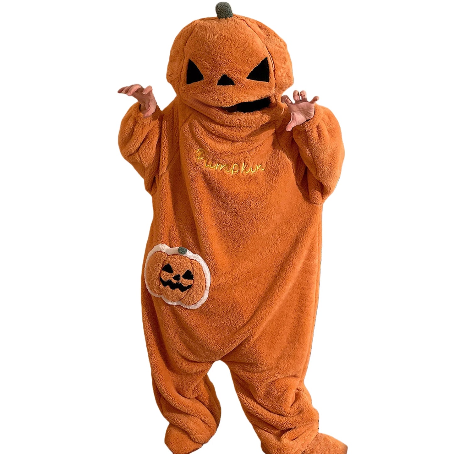 PumpkinCuddle™ Onesie 🎃🧡 — Cozy Halloween Comfort