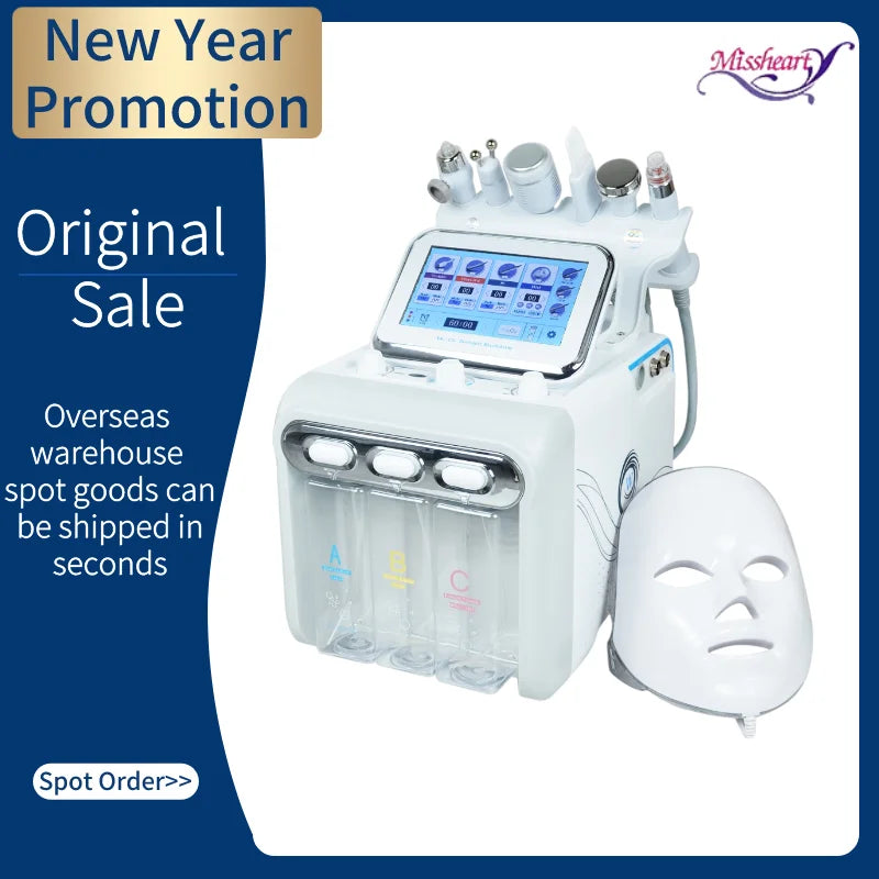 Missheart Professional Beauty Facial Machine  Hydra Aqua Deep Cleaning Skin Care Device（ EU /UK/US  Fast Shipping）